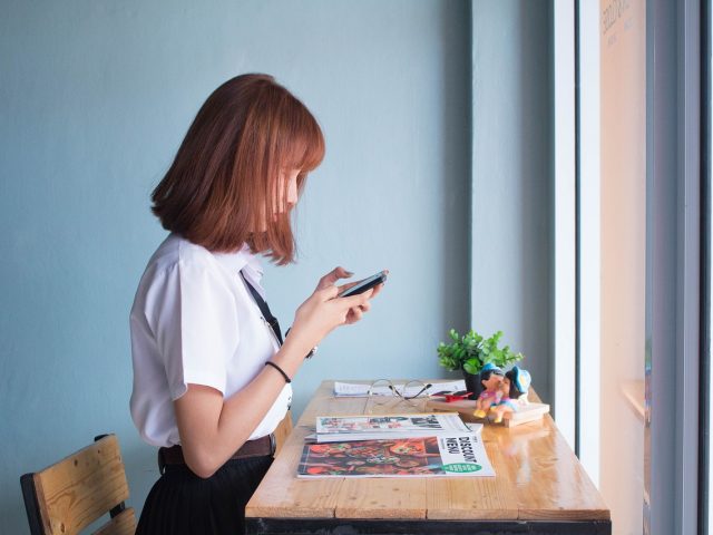 電話