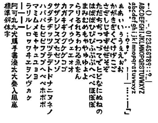 レトロな雰囲気の日本語フリーフォント111個まとめ Workship Magazine ワークシップマガジン